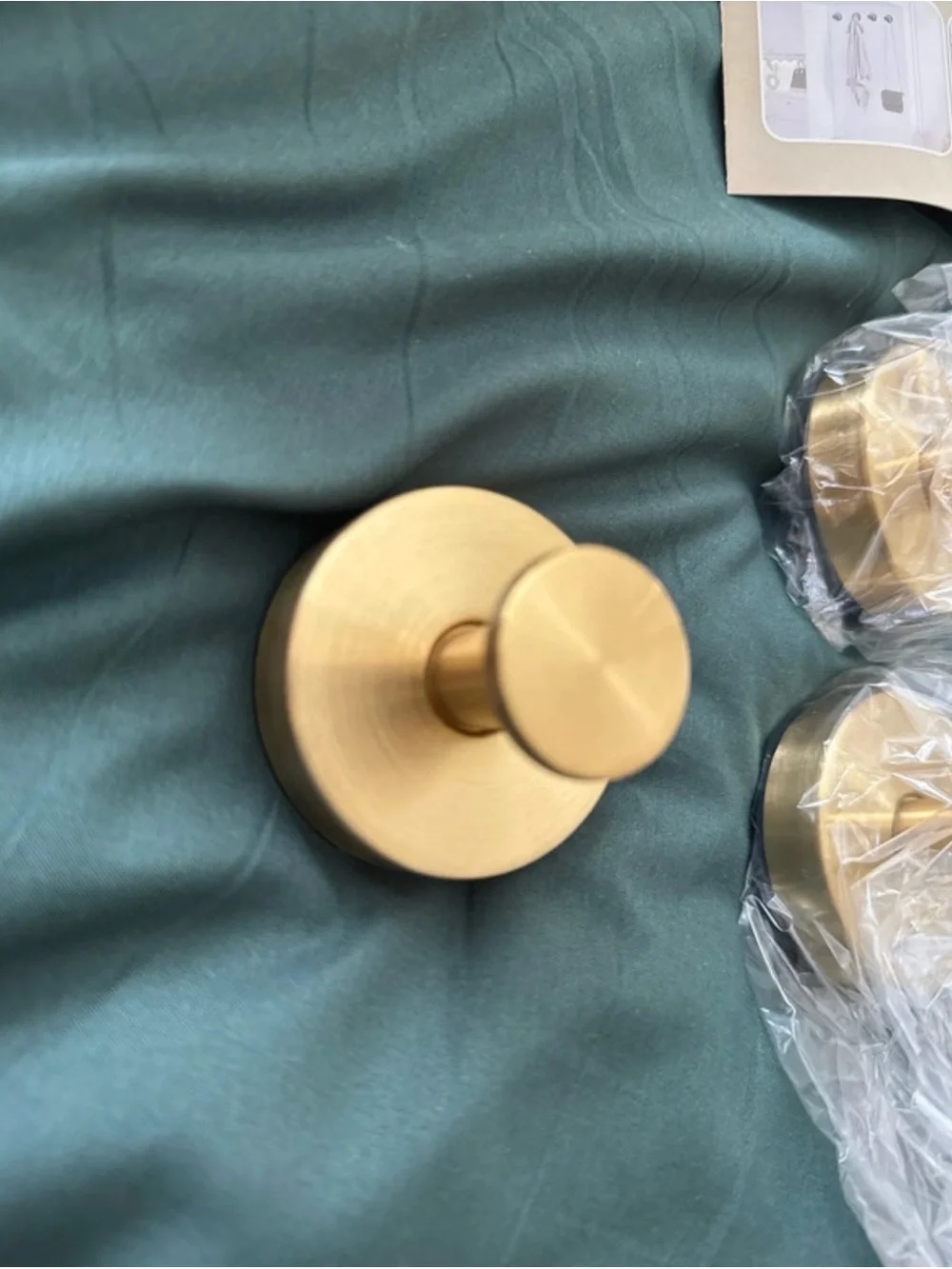 Suction Cup Hook - Gold